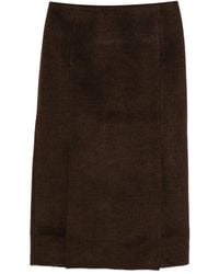 Entire studios - Tailored Midi Skirt - Lyst