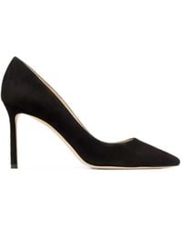 Jimmy Choo - Pointed-Toe Suede Pumps - Lyst