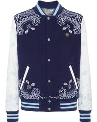 Philipp Plein - Bomberjack Met Paisley-Print - Lyst