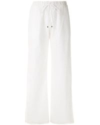 Olympiah Tournesol Lace Wide Leg Trousers - White