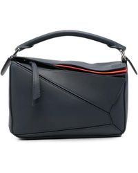 Loewe - Puzzle Layers Leather Clutch Bag - Lyst