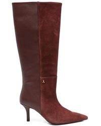 Patrizia Pepe - Suede Leather Knee-High Boots - Lyst