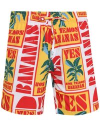 Amir Slama - Graphic-Print Drawstring Swim Shorts - Lyst