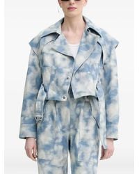 IRO - Jack Met Ceintuur En Wolkenprint - Lyst