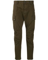 DSquared² Low Rise Side Pocket Trousers - Green