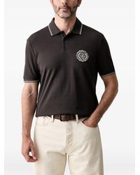 ARMANI EXCHANGE - Logo-Detail Polo Shirt - Lyst