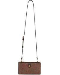 Etro - Cartera Arnica Con Motivo De Cachemira - Lyst