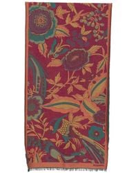 Missoni - Sciarpa A Fiori Jacquard Con Frange - Lyst