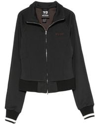 Y-3 - X Wales Bonner Logo-Print Zip-Up Sweatshirt - Lyst