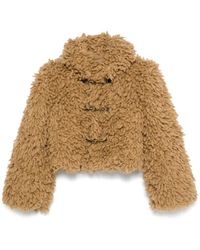 Burberry - Chaqueta De Borrego Sintetico - Lyst