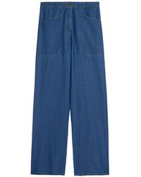 Momoní - Macao Patch-Pocket Wide-Leg Trousers - Lyst