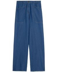 Momoní - Macao Patch-Pocket Wide-Leg Trousers - Lyst