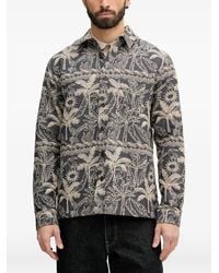 Mos Mosh - David Palm-Print Shirt Jacket - Lyst
