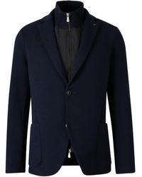 Gran Sasso - Blazer acolchado con cremallera - Lyst