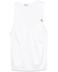 Elisabetta Franchi - ロゴ タンクトップ - Lyst