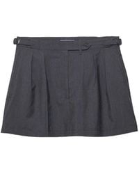 Prada - Light Mohair Miniskirt - Lyst