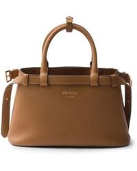 Prada - Petit Sac Cabas Buckle - Lyst