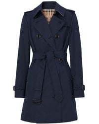 Burberry - Trench The Short Chelsea Heritage con cintura - Lyst