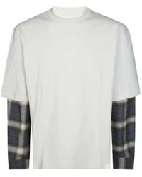 Woc - Nazaré Layered-Sleeve T-Shirt - Lyst
