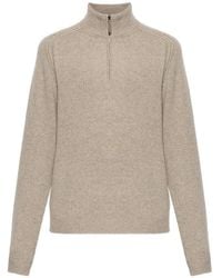 Sease - Mouliné 2.0 Quarter-Zip Cashmere Sweater - Lyst