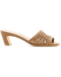 Stuart Weitzman - Gewebte Marina Sandalen - Lyst