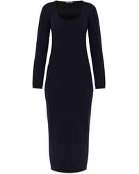 Max Mara - Sophia Square Neck Dress - Lyst