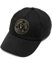 Versace - Logo-print Cotton Baseball Cap - Lyst