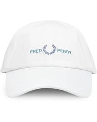 Fred Perry - Twill Logo Cotton Cap - Lyst