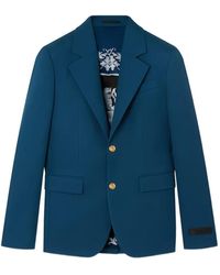 Versace - Wool Blazer - Lyst