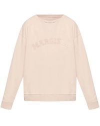 Maison Margiela - Sweatshirt mit Logo-Stickerei - Lyst