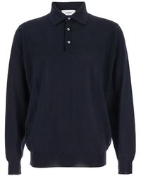Lardini - Long-Sleeve Polo Shirt - Lyst