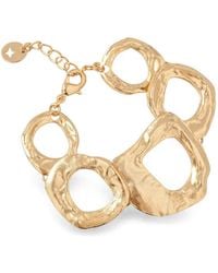 Sessun - Maxie Armband Mit Gehämmertem Effekt - Lyst