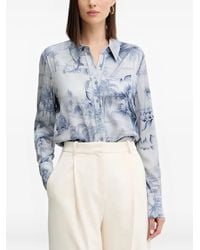 Guess - Geknöpftes Oberteil mit Print - Lyst