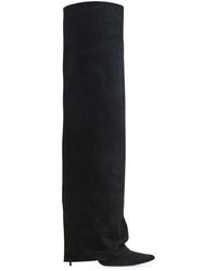 Balmain - Calfskin Ariel Boots 120 - Lyst