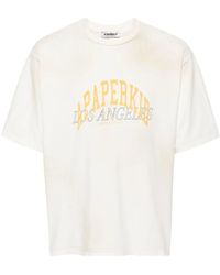 A PAPER KID - Logo-Print Cotton T-Shirt - Lyst