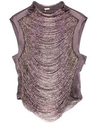 Cult Gaia - Haut Taraji À Perles - Lyst