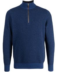N.Peal Cashmere - Carnaby ハーフジップ プルオーバー - Lyst