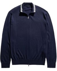 Fay - Cardigan À Fermeture Zippée - Lyst