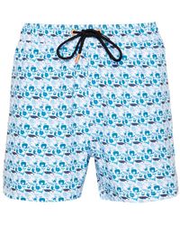 Save The Duck - Ademir Whale-print Swim Shorts - Lyst