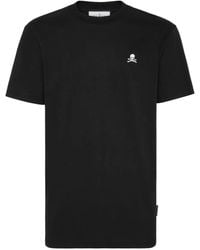 Philipp Plein - Basic Round Neck T-Shirt Skull - Lyst