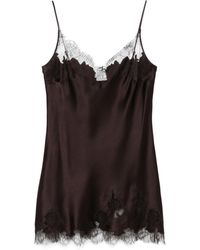 Carine Gilson - Slip dress de seda - Lyst