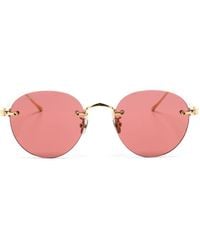 Cartier - Round-frame Tinted Sunglasses - Lyst