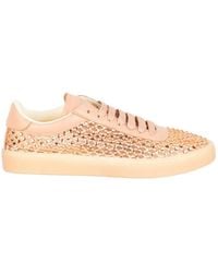 Back 70 - Crystal-Embellished Leather Sneakers - Lyst