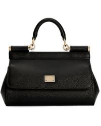 Dolce & Gabbana - Handbag Sicily Small Grained Leather Handbags - Lyst