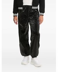 Guess - Elastic-Cuffs Straight Trousers - Lyst