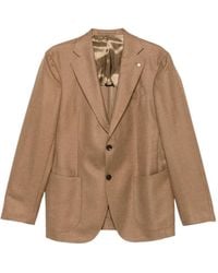 Luigi Bianchi - Notched-Lapel Single-Breasted Blazer - Lyst
