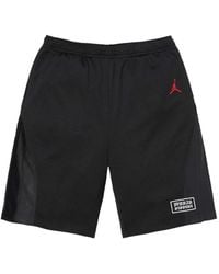 Supreme - X Jordan Logo-Patch Shorts - Lyst