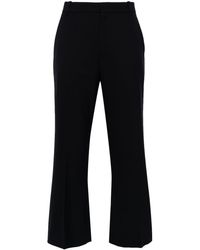 Chloé - Mid-rise Cropped Tailored Trousers - Lyst