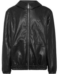Philipp Plein - Giacca Con Cappuccio E Zip - Lyst