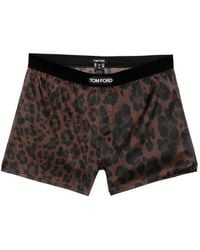 Tom Ford - Leopard-Print Boxer Shorts - Lyst